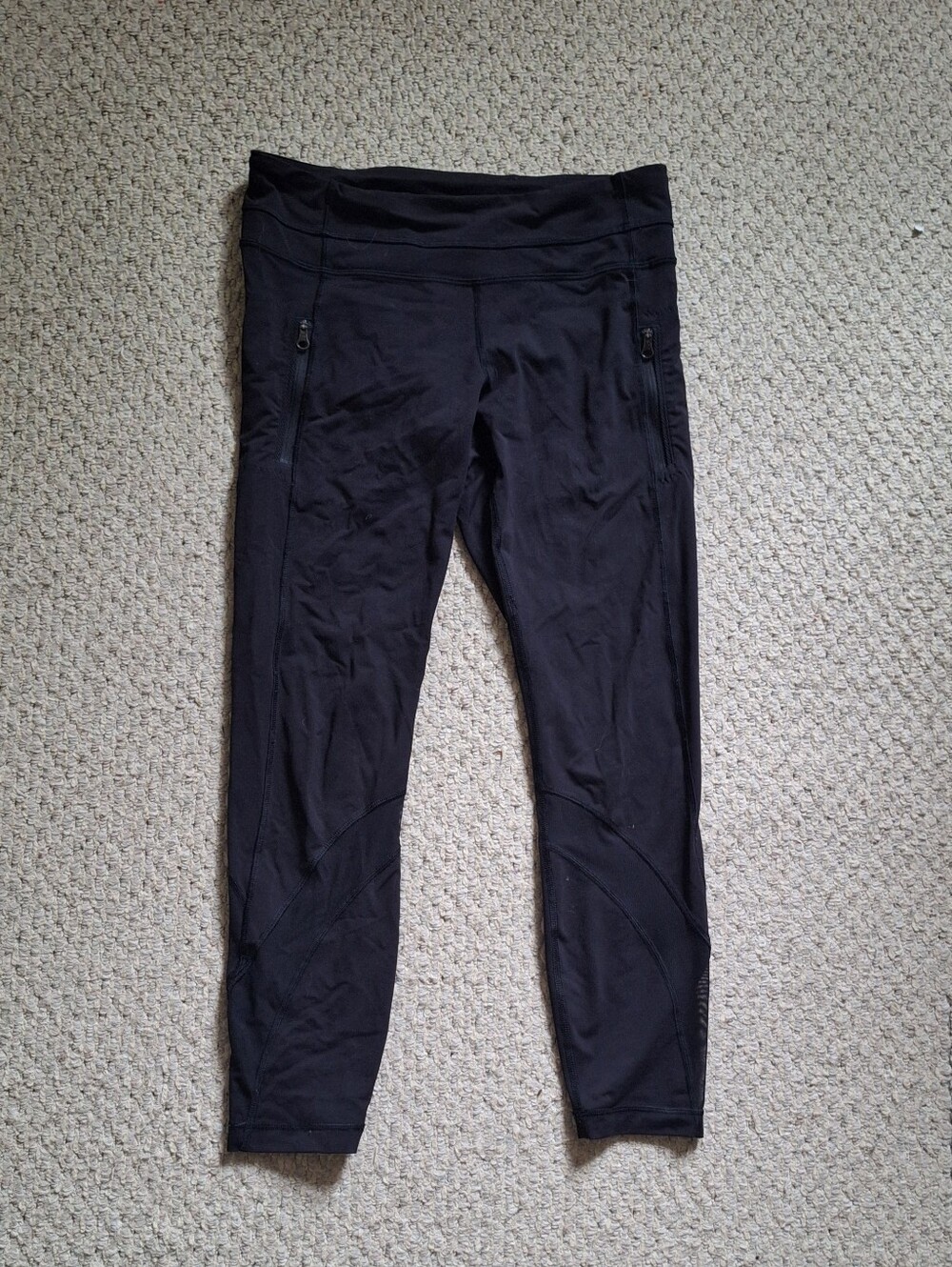 lululemon athletica Black High-Rise Zip Pocket Leggings